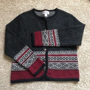 Tally Ho Vintage Wool Cardigan